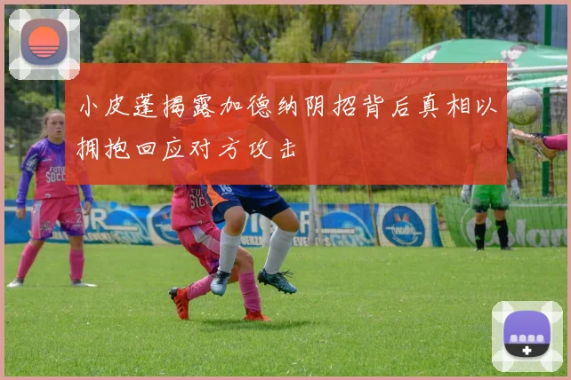 小皮蓬揭露加德纳阴招背后真相以拥抱回应对方攻击